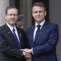 Prieš prasidedant olimpinėms žaidynėms Macronas susitiko su Izraelio prezidentu