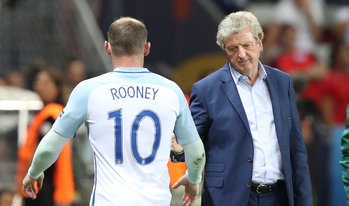 Roy Hodgsonas ir Wayne'as Rooney