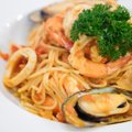 Italija lėkštėje: spagečiai su jūrų gėrybių padažu
