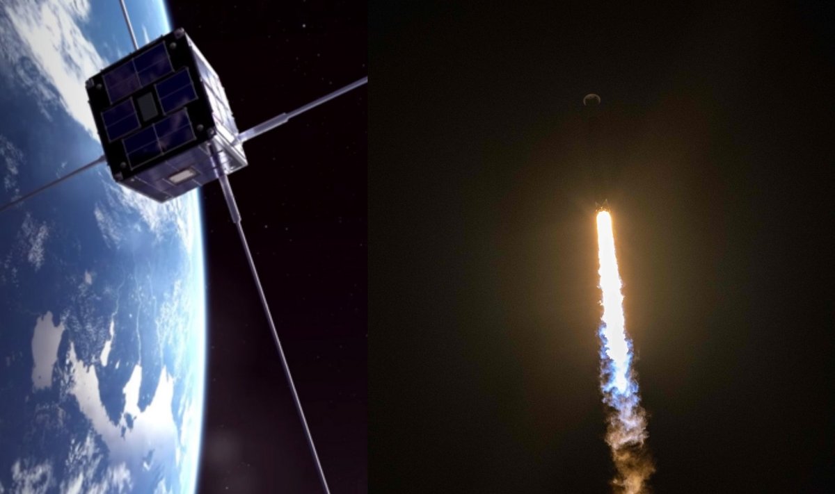 PolyITAN-HP-30 nanopalydovą išskraidino SpaceX raketa Falcon 9. Scanpix/KPI nuotr.