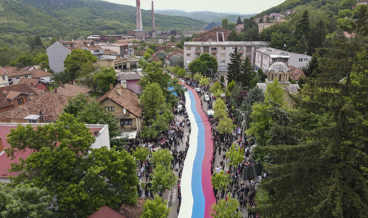 Protestai Zvečane (Kosovas)