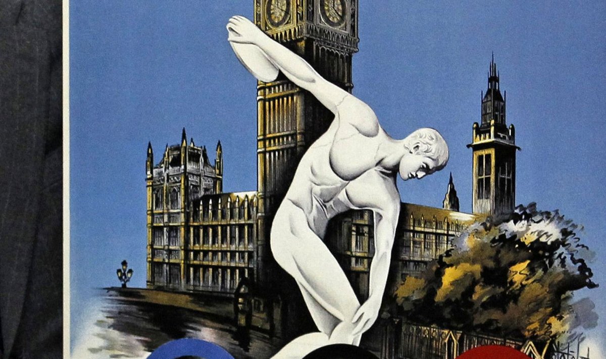 Londono olimpinių žaidynių plakatas