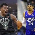 NBA savaitės geriausiu Rytuose pripažintas vėl Antetokounmpo, Vakaruose – Tobiasas Harrisas