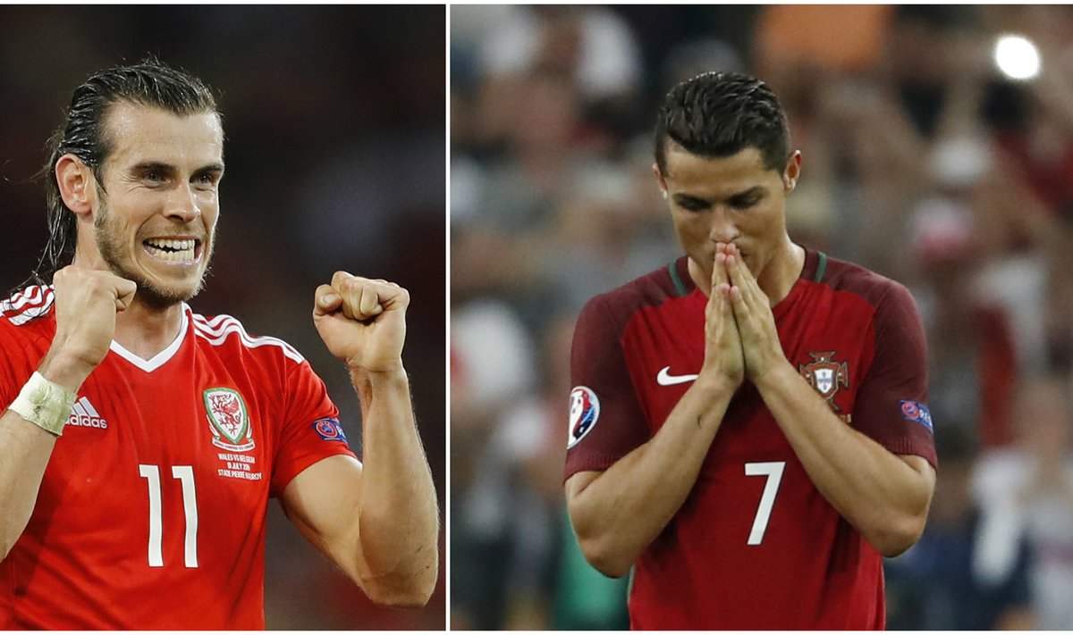 Garethas Bale'as ir Cristiano Ronaldo (AP ir Reuters nuotr.)