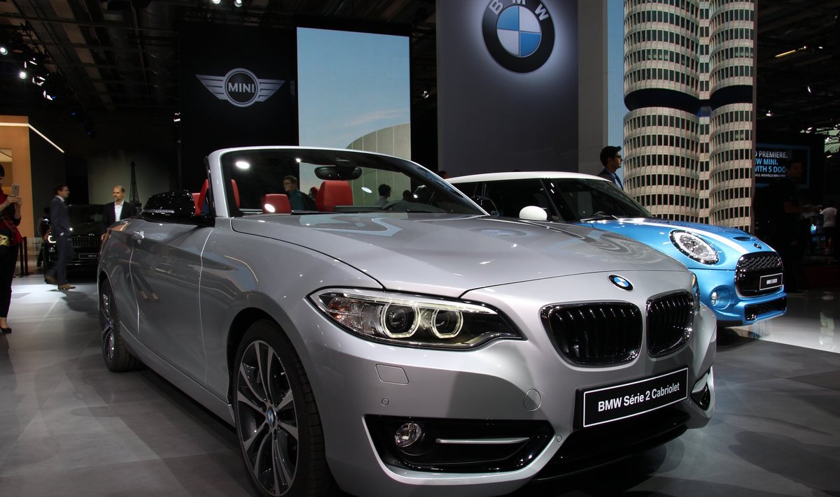 BMW 2-serijos karbioletas