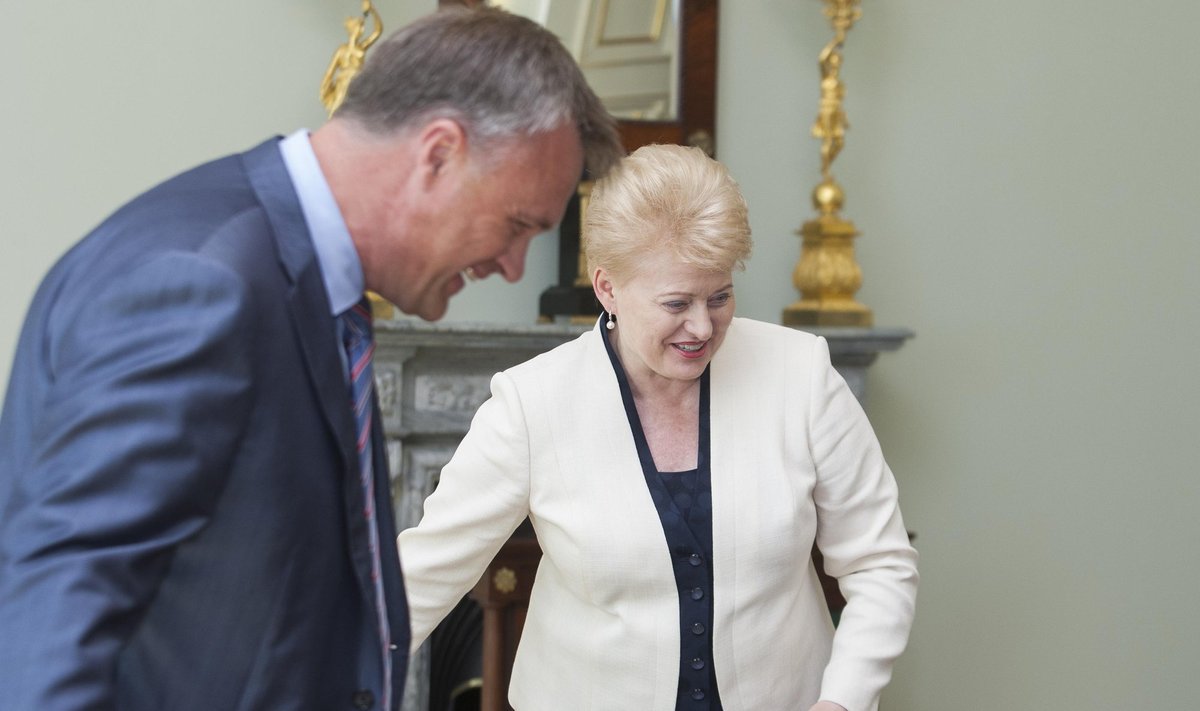 Robertas Dargis susitiko su Dalia Grybauskaite