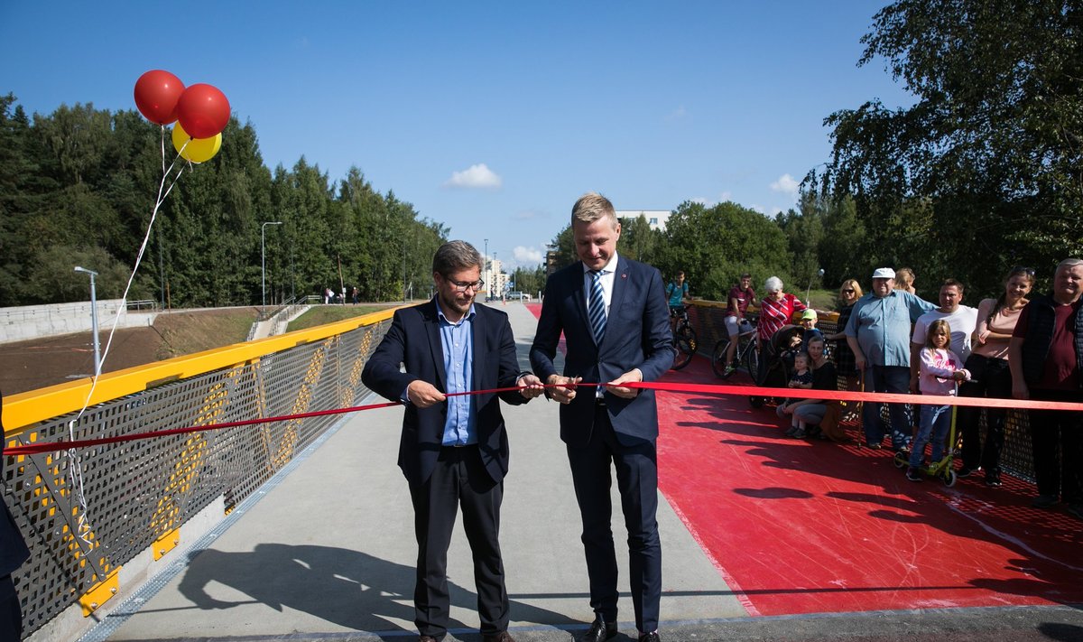 Vilniuje atidarytas naujas T. Narbuto viadukas