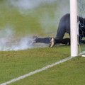 Dėl sužaloto vartininko Rusijoje nutrauktos rungtynės tarp „Dinamo“ ir „Zenit“ klubų