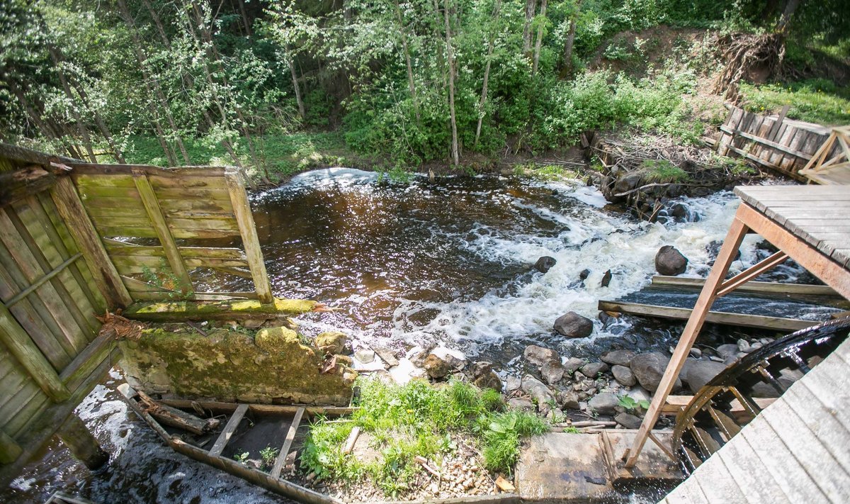Šlyninkos watermill in Zarasai region