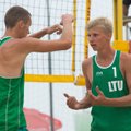 Lietuviai galingai startavo Europos jaunių paplūdimio tinklinio čempionate