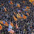 Barselonoje tūkstančiai demonstrantų reikalavo Katalonijos nepriklausomybės