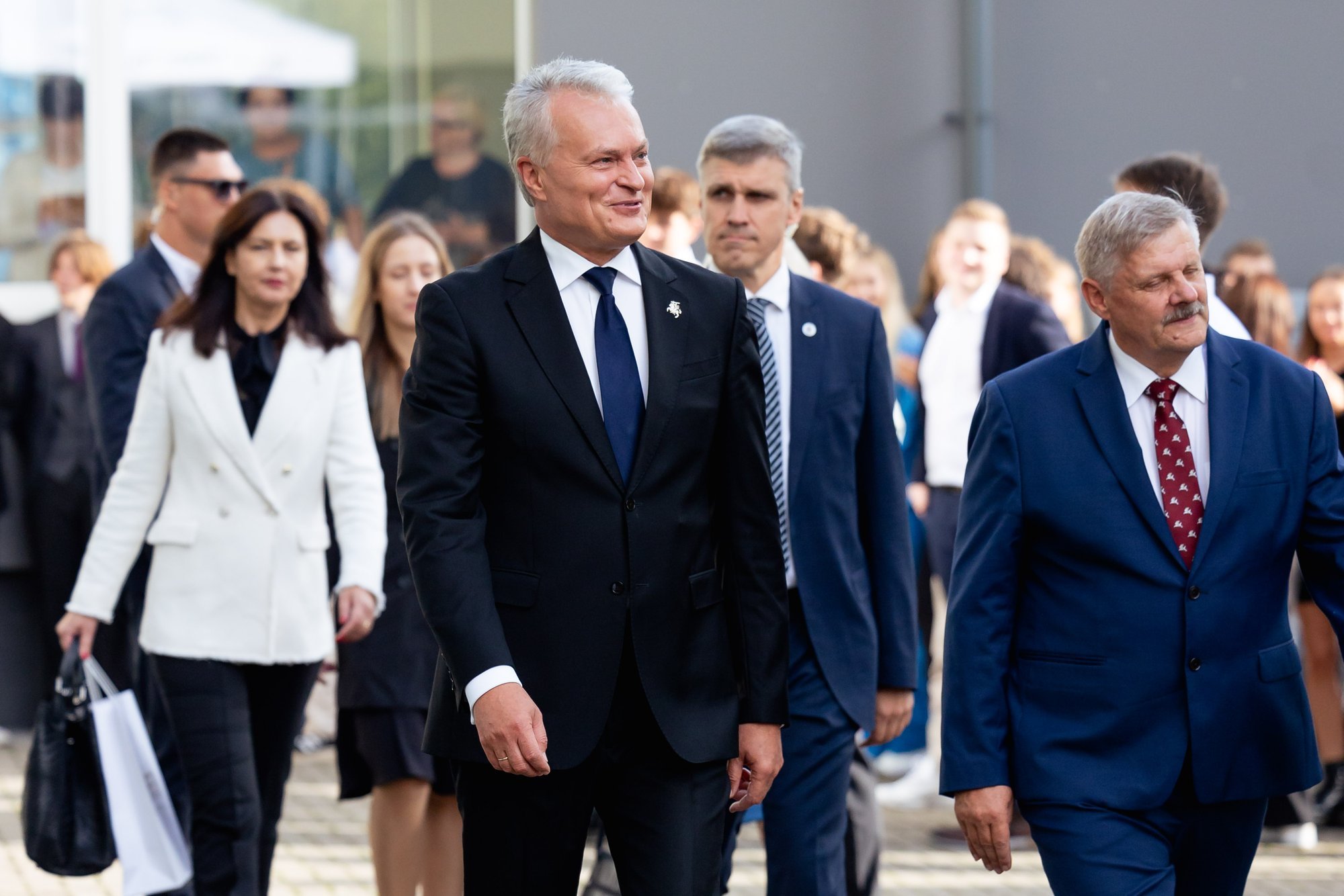 Nausėda: Przez porty w krajach bałtyckich i w Polsce można by transportować 10 milionów ton rocznie.  ton ukraińskiego zboża