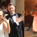 Martynas ir Rusnė Kavaliauskai dalijasi savo vestuvių šokiu: šis reginys – dovana svečiams