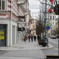 В центре Вильнюса – пустые витрины: некоторые компании покидают помещения, в которых работали 18 лет