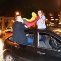 Pergalę švenčiantys sirgaliai pasipylė į Vilniaus gatves