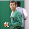 Geriausiu NBA treneriu tituluojamas „Celtics“ strategas: apie „vagystes“ iš europiečių ir Adomaičio viešnagę