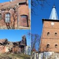 Rusnės centre – evangelikų liuteronų bažnyčios pastatų griūtis