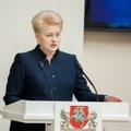 Lithuanian president, in Davos, defends Poland in row with EU
