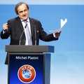 Prancūzas M. Platini trečiai kadencijai perrinktas UEFA prezidentu