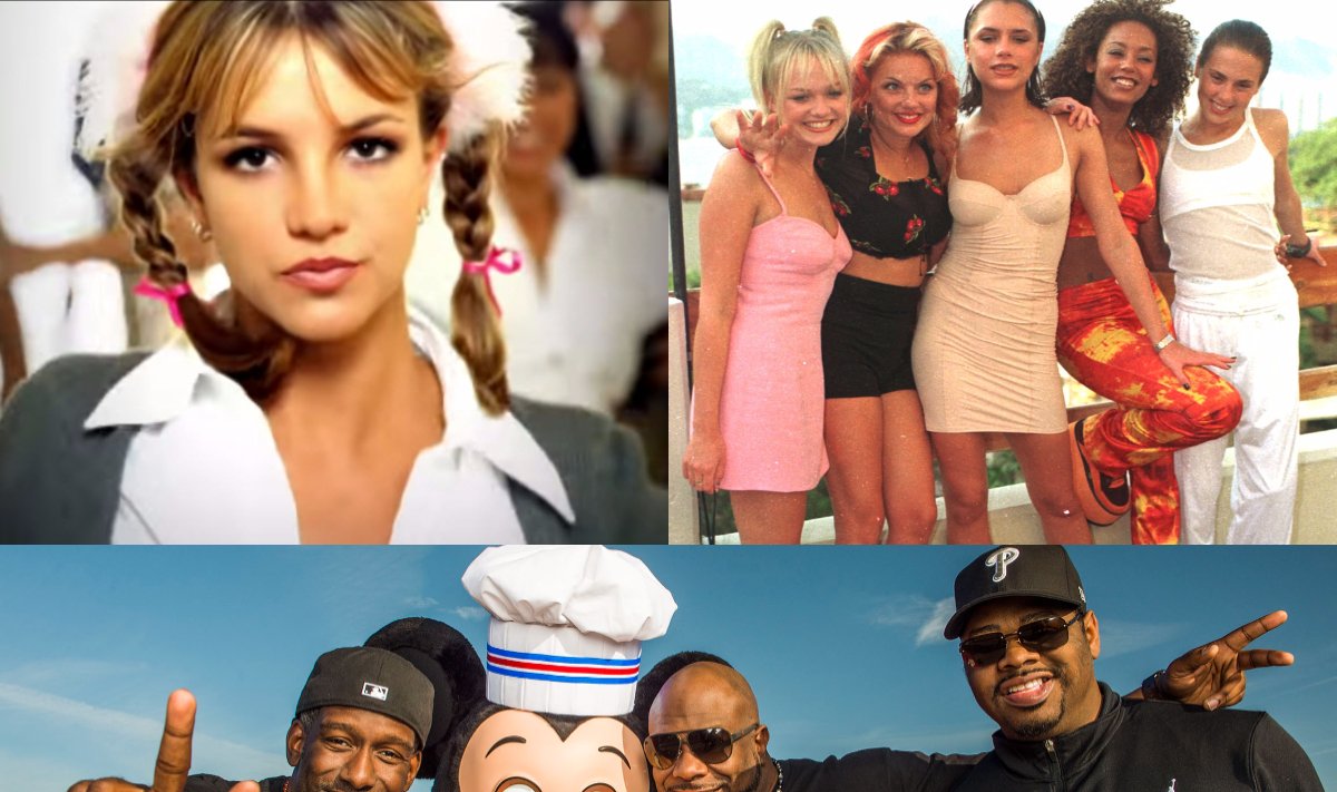 Britney Spears, Spice Girls, Boyz II Men
