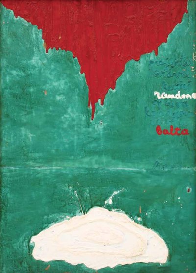 Linas Leonas KATINAS. Projektas erdvei, kurios raudona spalva krisdama virsta balta. 1971