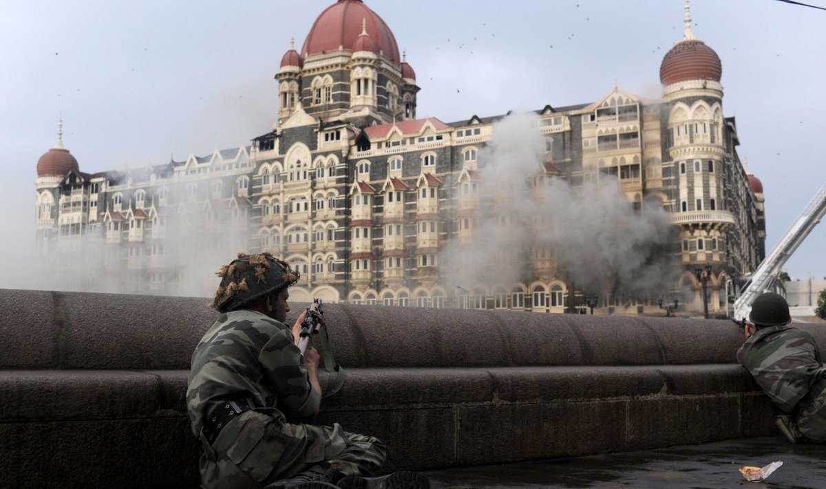 2008 metais teroro išpuolis Mumbajuje nusinešė 166 gyvybes
