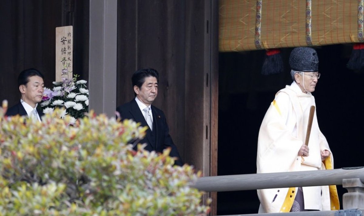Japonijos ministras pirmininkas Shinzo Abe