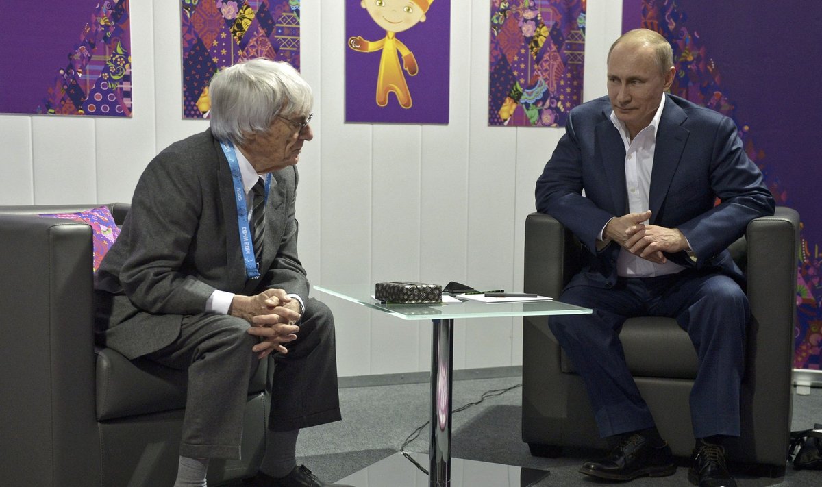 Bernie Ecclestone'as ir Vladimiras Putinas