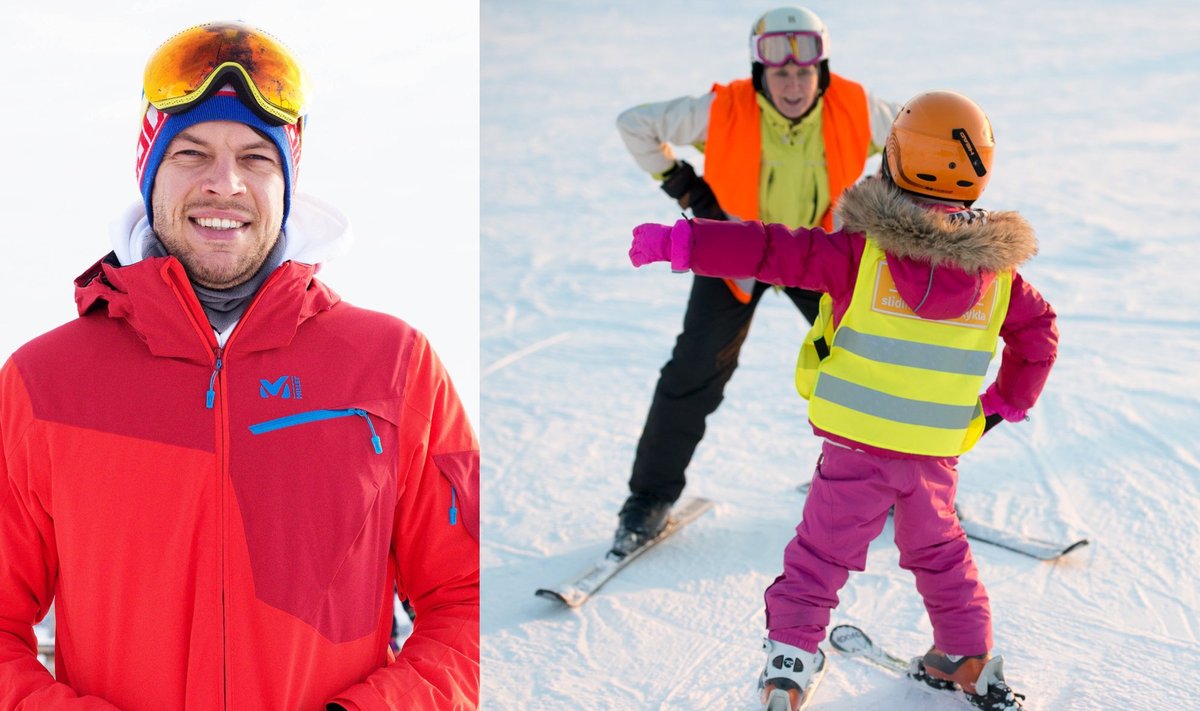 Liepkalnio slidinėjimo mokyklos įkūrėjas ir vadovas Laurynas Juodeška