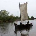 Regatta of historic boats along Lithuanian coast