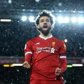 Salah šou: „Liverpool“ žvaigždė į „Watford“ vartus mušė keturis įvarčius