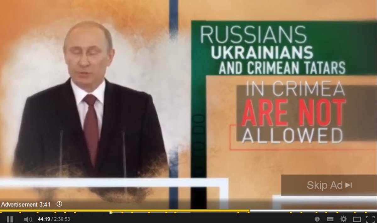 V. Putino propaganda Youtube