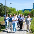 В Вильнюсе состоялось шествие по случаю Всемирного дня психического здоровья матерей