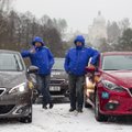 Automobilių bandytojai į Druskininkus atvežė žiemą