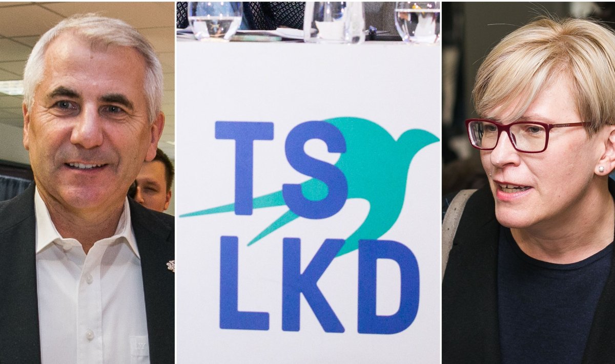 2018 metais TS-LKD pirminiuose rinkimuose susirungė Vygaugas Ušackas ir Ingrida Šimonytė.