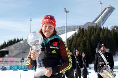 Vokietė biatlonininkė Laura Dahlmeier