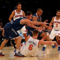 Latvis K. Porzingis „Knicks“ sirgaliams prisistatė sėkmingu žaidimu