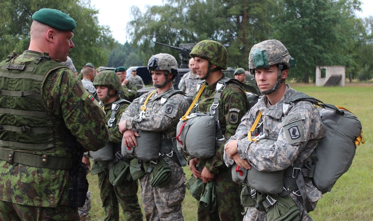Joint military exercise with the US troops in Klaipėda region