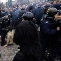 Bulgarijos policija nutraukė studentų vykdytą parlamento blokadą