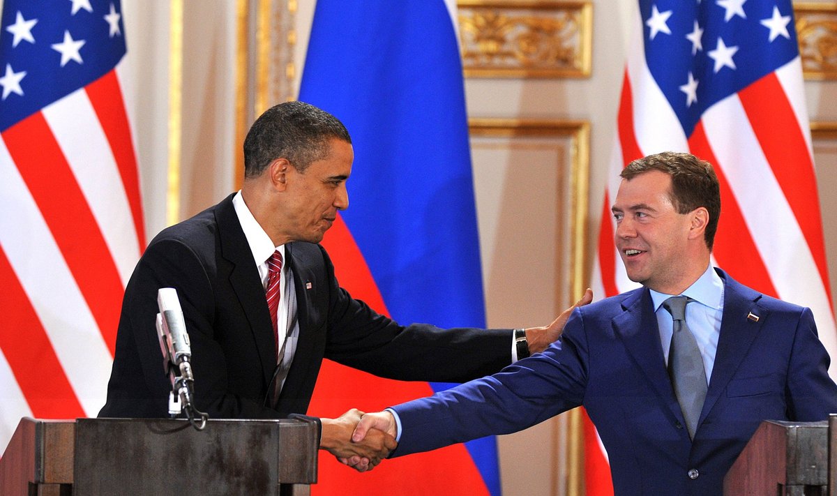 Barackas Obama ir Dmitrijus Medvedevas