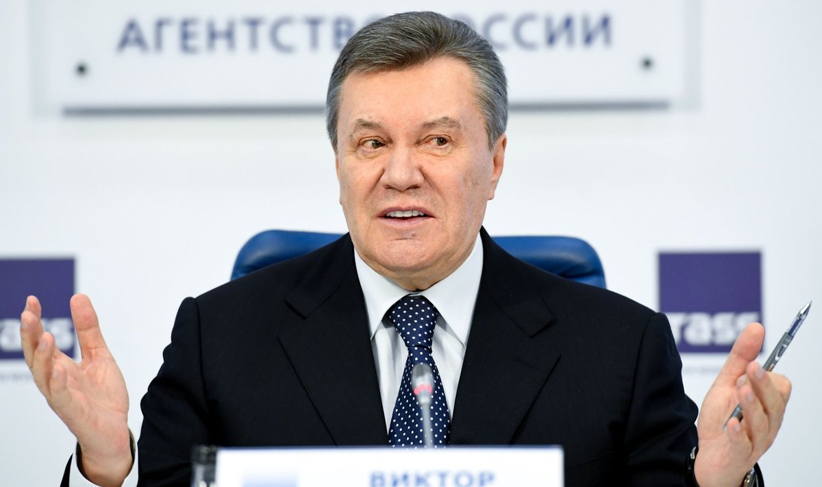 Buvęs Ukrainos prezidentas Viktoras Janukovyčius