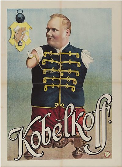 Nikolajaus Kobelkovo pasirodymo afiša