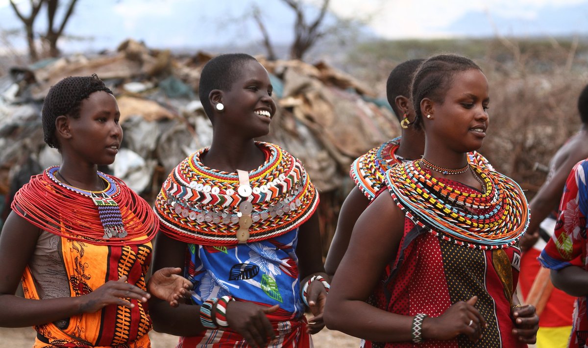 Masajų genties moterys