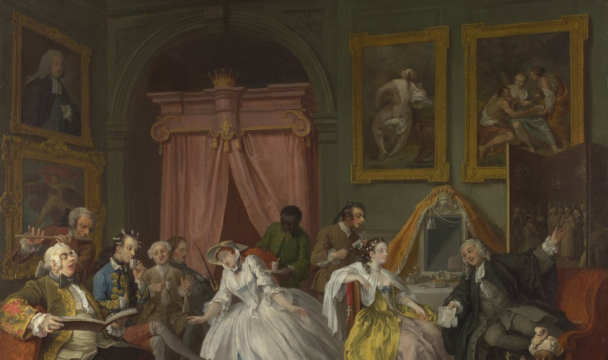 Marriage. A - la Mode. William Hogarth - The National Gallery, Public Domain