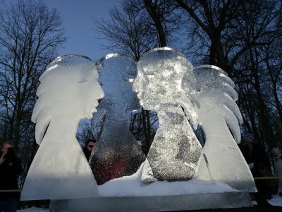 Ledo skulptūros