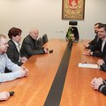 Белорусы Литвы встретились с мэром Вильнюса