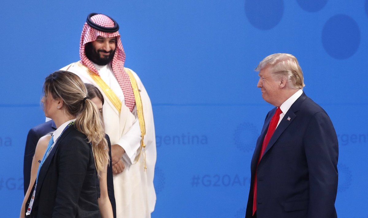 Mohammedas bin Salmanas, Donaldas Trumpas