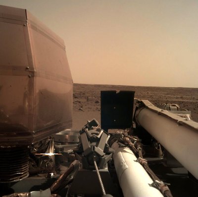Insight zondo atsiųsta nuotrauka iš Marso