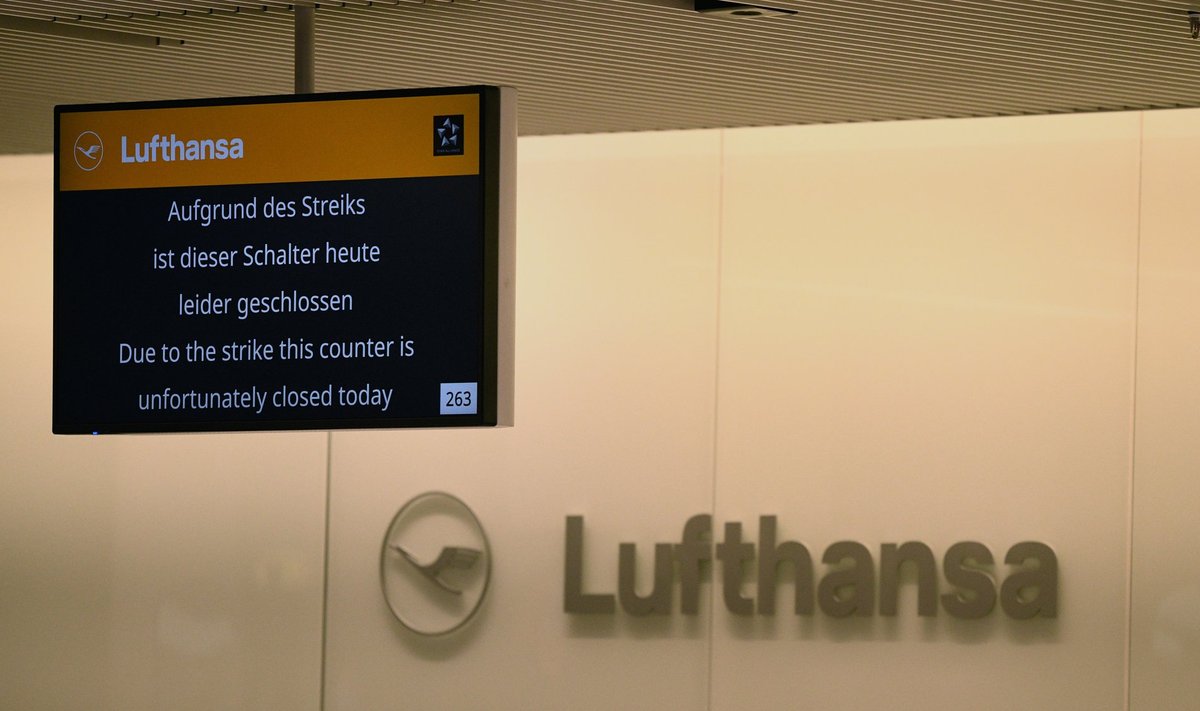 Streikas Frankfurto oro uoste