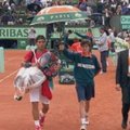 R.Nadalis pirmavo prieš N.Djokovičių, tačiau finalas sustabdytas dėl lietaus